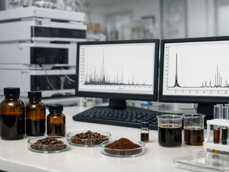 Sistema analítico com HPLC, LC-MS/MS e NMR aplicado à triagem de compostos bioativos do café com inibição de α-glucosidase.