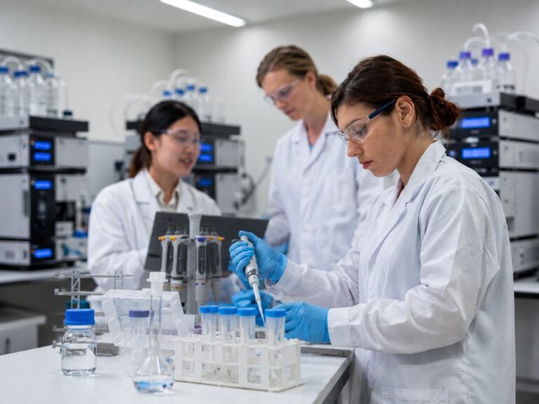 O Analytical Quality by Design (AQbD) aplica ferramentas estatísticas e gerenciamento de risco para desenvolver métodos analíticos mais robustos, compreendidos e alinhados ao ciclo de vida analítico previsto pelo ICH Q14.