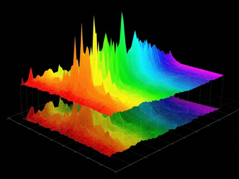 Transferência de calibração representada por varredura espectral em múltiplos comprimentos de onda para comparação entre instrumentos analíticos.